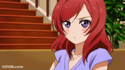 Girl With Yellow Hair Covering Eyes GIF