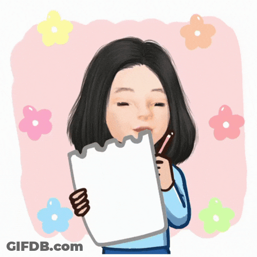 Girl Writing Have A Great Wednesday GIF