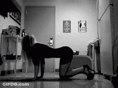 Girl Yoga GIF