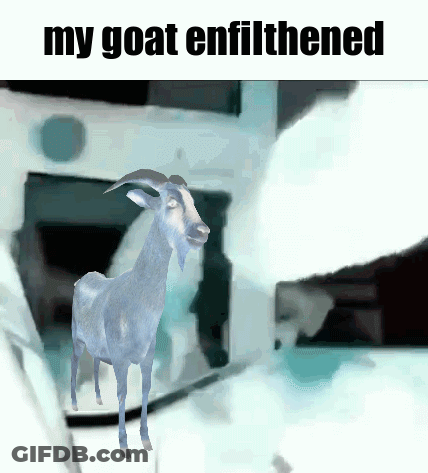 Girl You Are The Goat And My Friend GIF