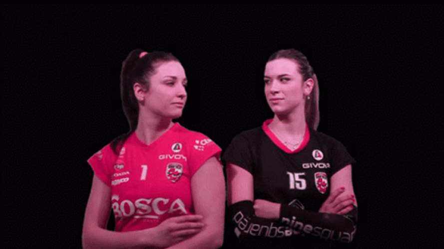 Girls Acting Like Fighting GIF