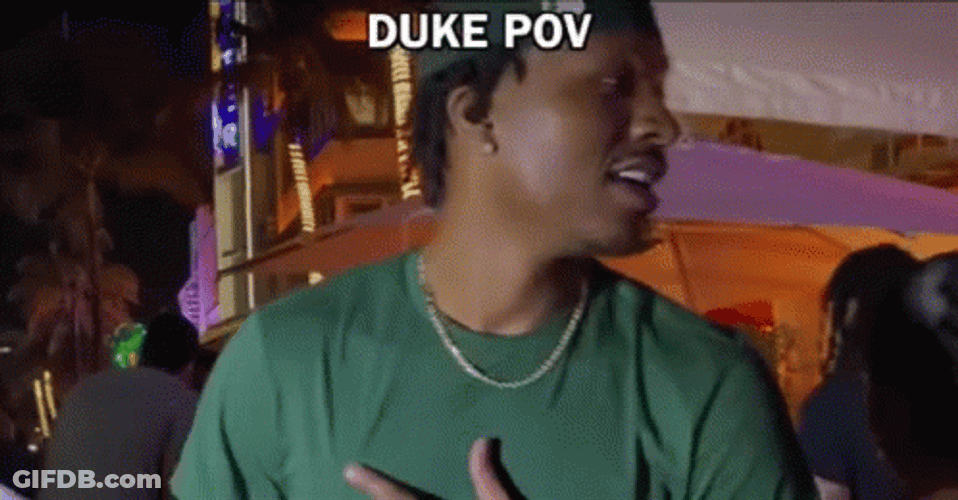 Girls Around Duke Dennis Head Turner GIF