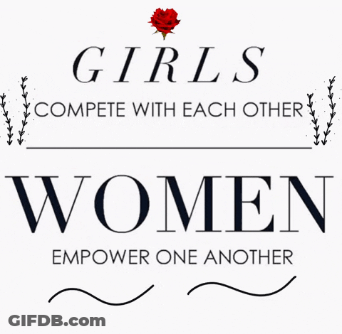 Girls Compete Women Empower One Another GIF