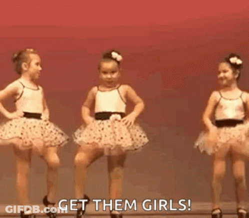 Girls Dancing On Stage GIF