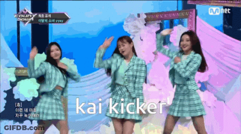 Girls Dancing On Stage Kai Kicker GIF