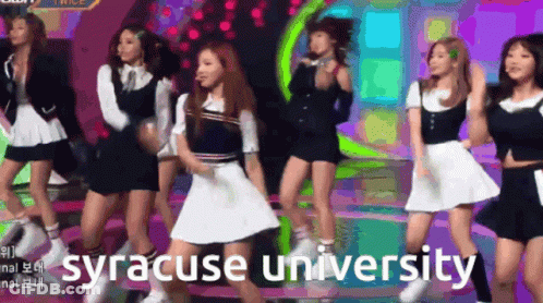 Girls Dancing On Stage Syracuse University GIF