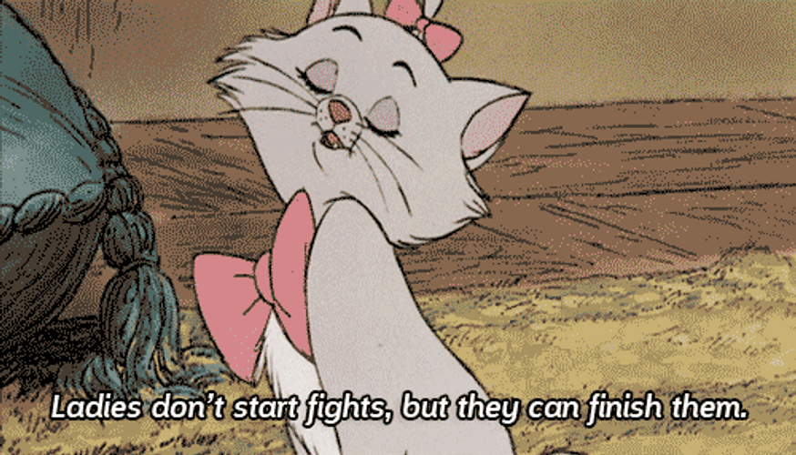 Girls Don't Let Them Fight GIF