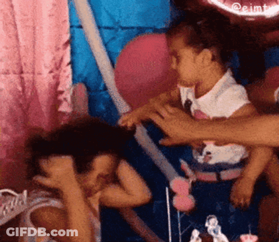 Girls Fighting And Pulling Hair GIF