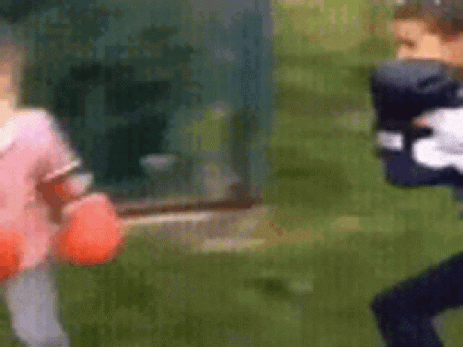 Girls Fighting With Boxing Gloves GIF