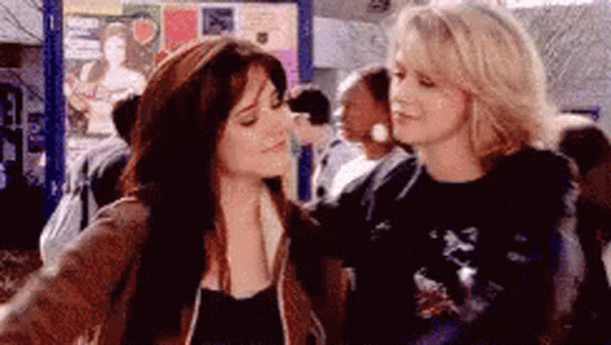 Girls Friend Hug  One Tree Hill GIF