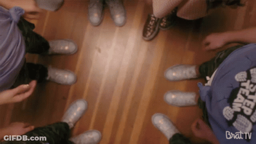 Girls Hand Teamwork Meme GIF