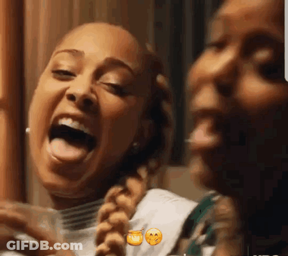 Girls Laugh Out Loud GIF