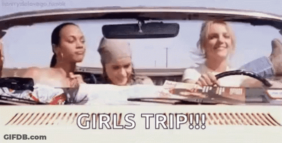 Girls Road Trip GIF