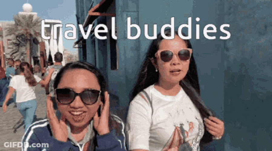 Girls Travel Buddies GIF