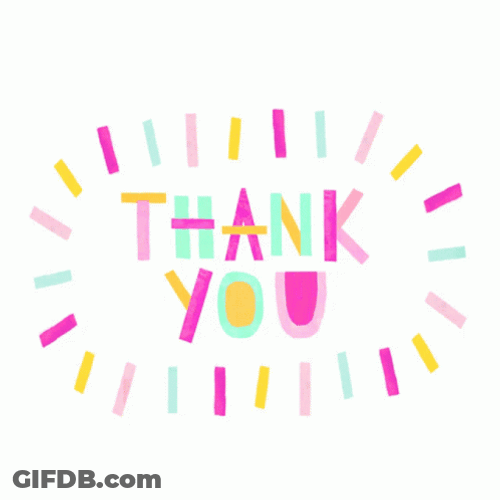Girly Thank You Clipart GIF