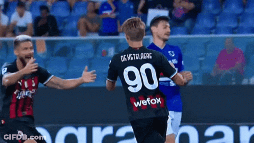 Giroud Cheering Hug GIF