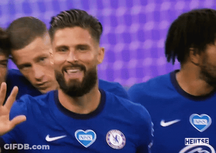 Giroud Funny Gestures GIF