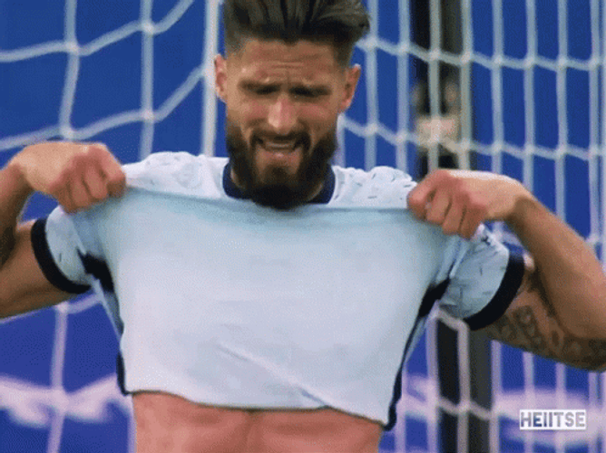 Giroud Shows Frustration On Game GIF