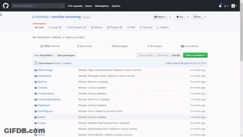 GitHub Page Showing Changed File GIF