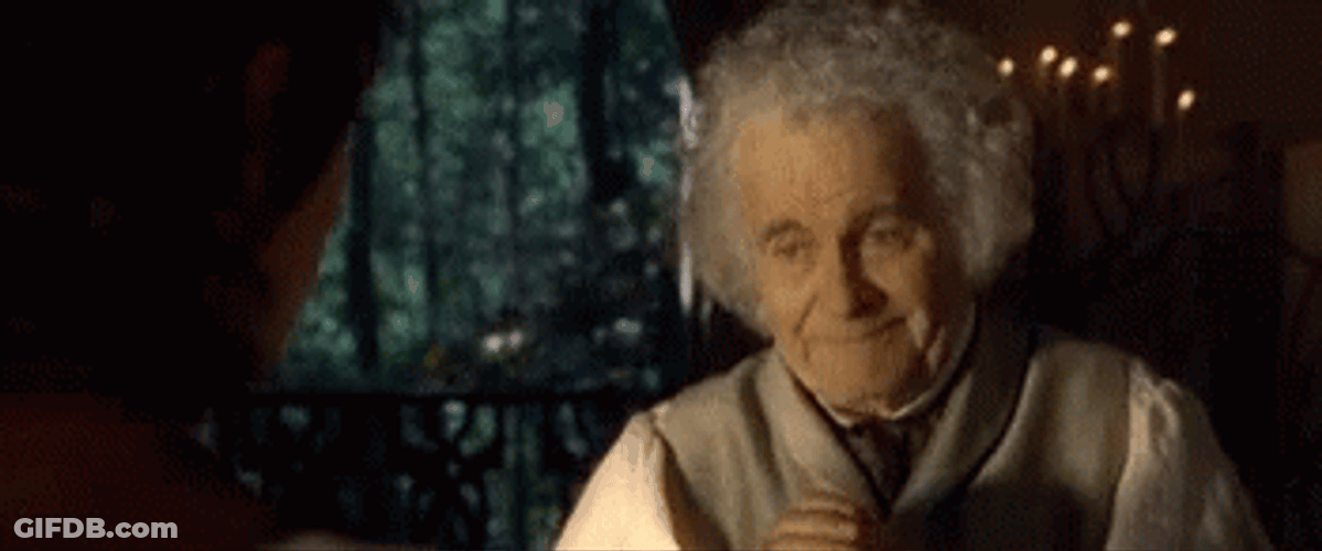 Give It To Me Bilbo Baggins GIF