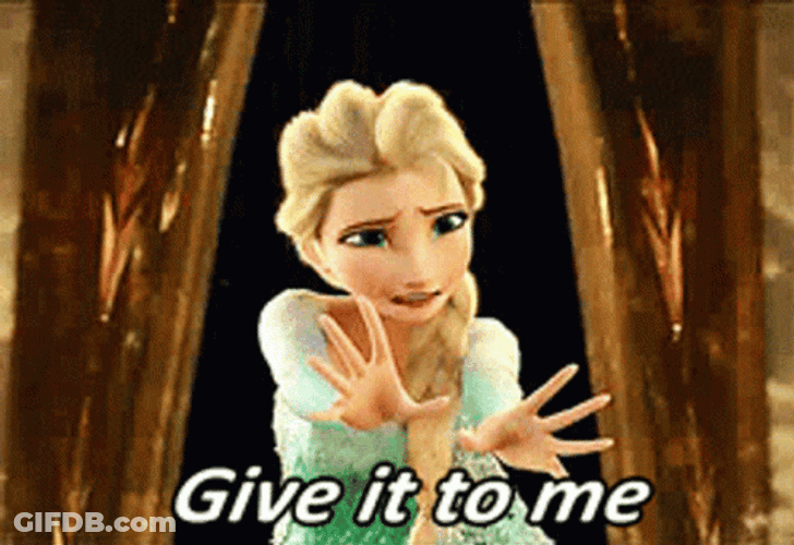 Give It To Me Frozen Elsa GIF