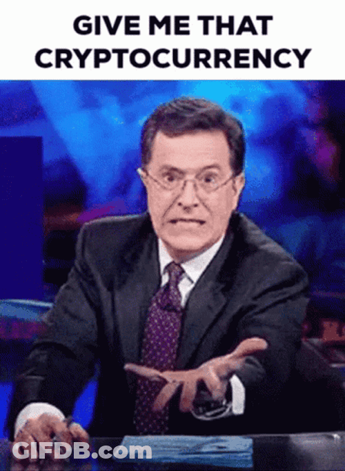 Give It To Me Stephen Colbert GIF