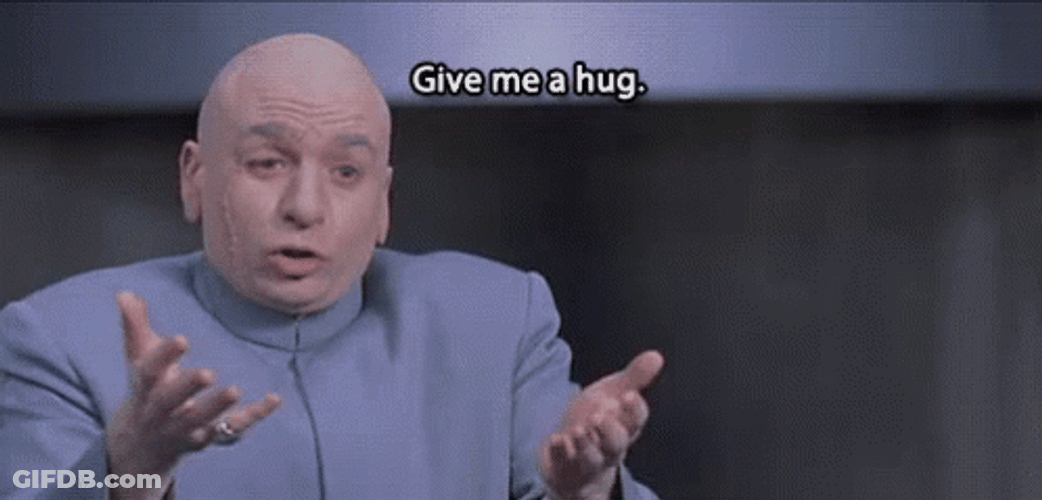 Give Me Hug Dr Evil One Million Dollars GIF