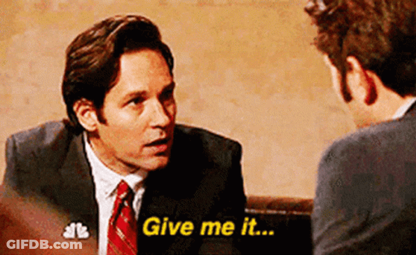 Give Me It Paul Rudd GIF