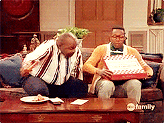 Give Me That Pizza Steve Urkel GIF
