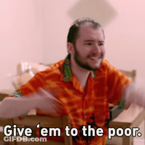Give Them To The Poor GIF