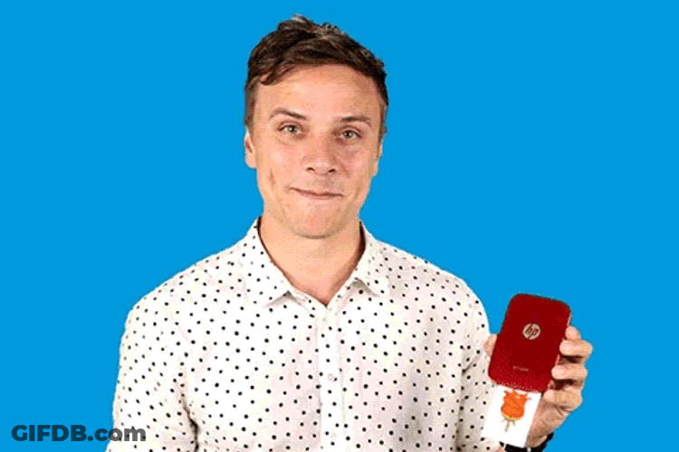 Giving Flowers Made Of Paper GIF