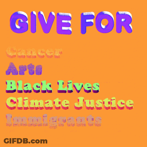 Giving Tuesday Human Equality GIF