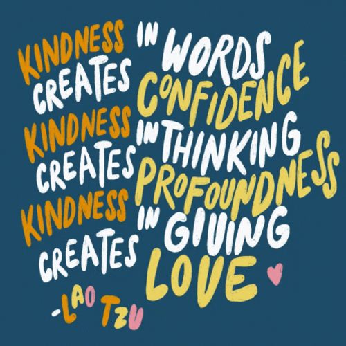 Giving Tuesday Kindness Words GIF