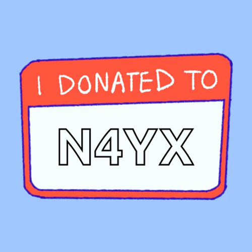 Giving Tuesday N4YX Donation GIF