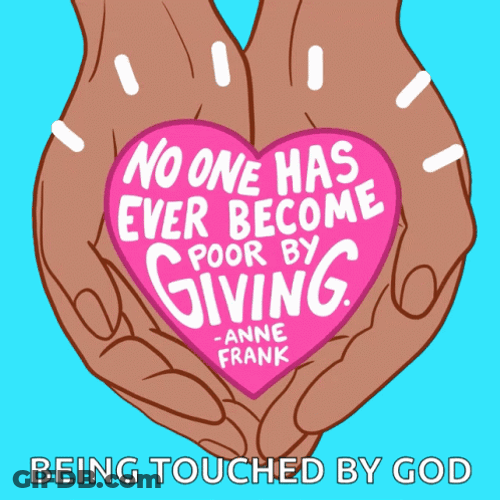 Giving Tuesday Touched By God GIF