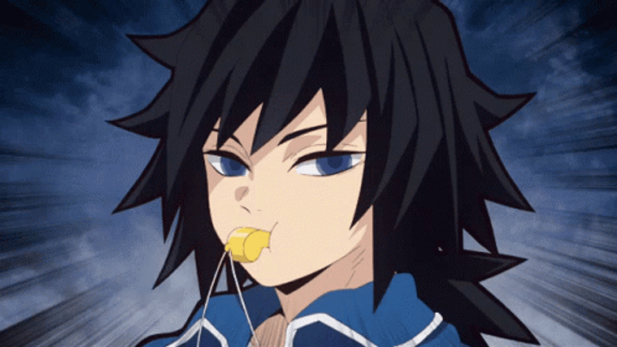 Giyu Blowing Whistle GIF