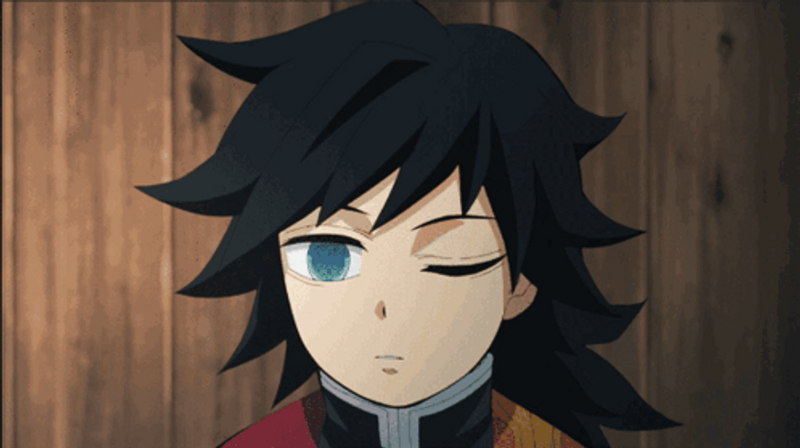 Giyu Shocked Face GIF