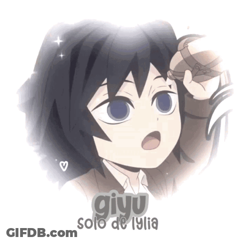 Giyu Solo De Lylia Is Written On The Bottom Of A Picture GIF