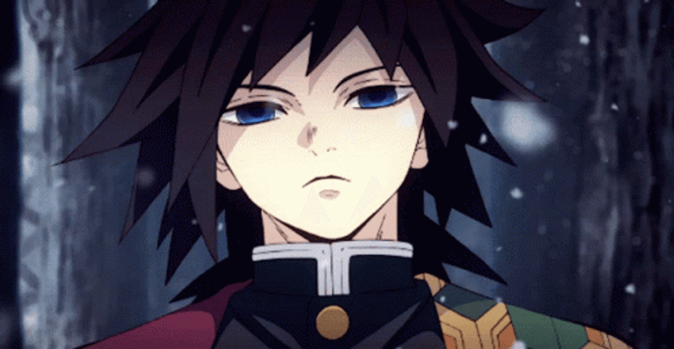 Giyuu Tomioka Snow GIF