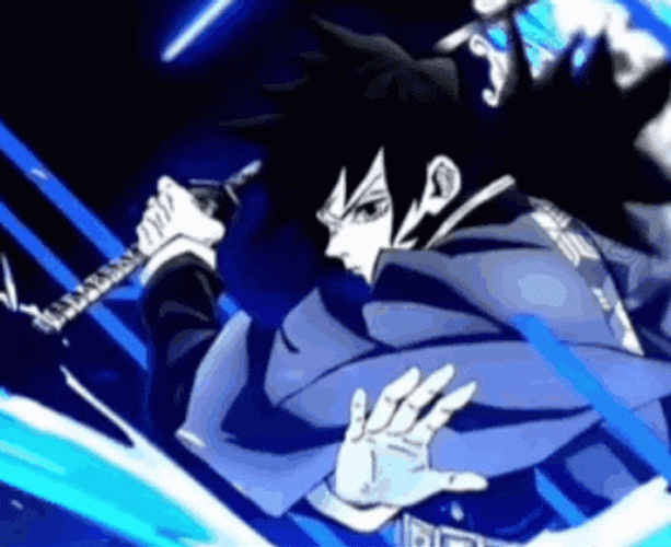Giyuu Water Breathing Blade GIF