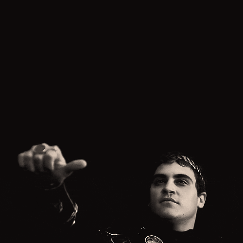 Gladiator Joaquin Phoenix Thumbs Down GIF