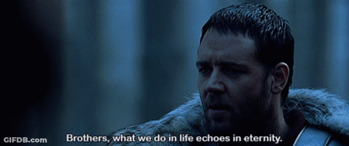 Gladiator Russel Crow Maximus Echoes In Eternity GIF