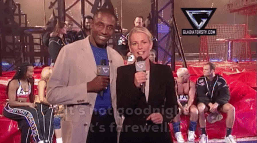 Gladiator Team Host Awooga Night Live GIF