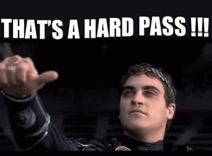 Gladiator Thumbs Down Joaquin Phoenix Hard Pass GIF