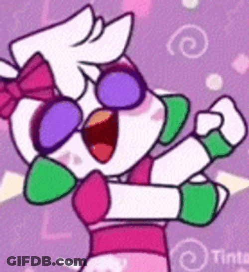 Glamrock Chica Happy Security Breach GIF