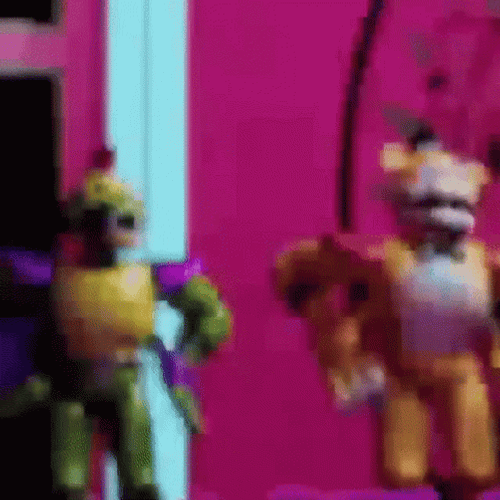 Glamrock Freddy Dancing With Friend GIF