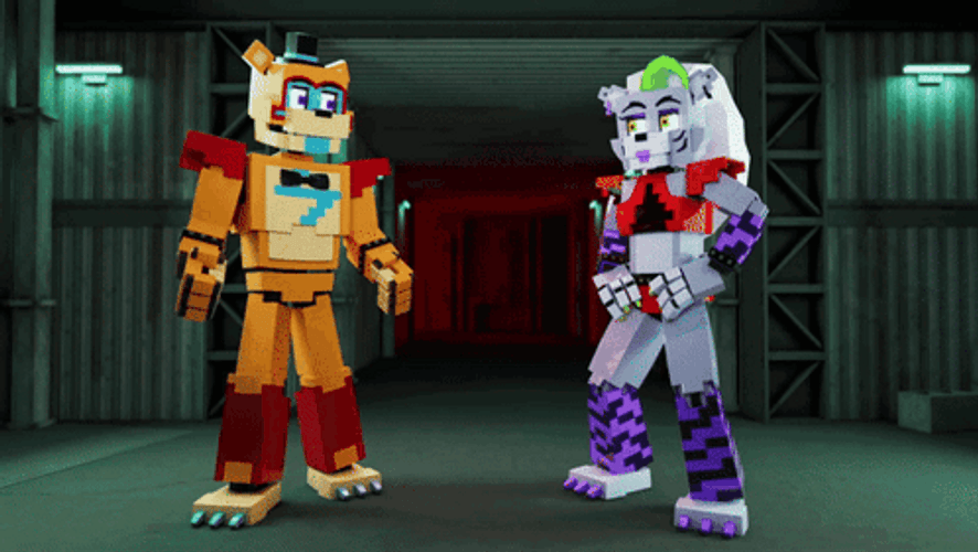 Glamrock Freddy Got Threatened GIF
