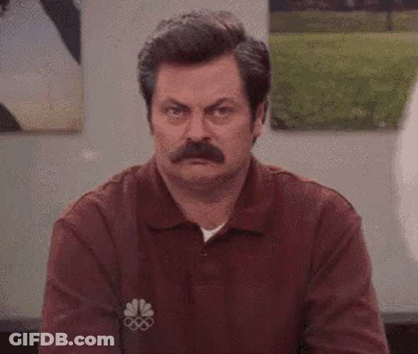 Glare Scowl GIF