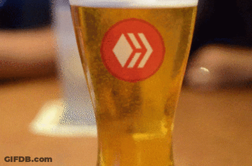 Glass Of Beer With Red Circle GIF