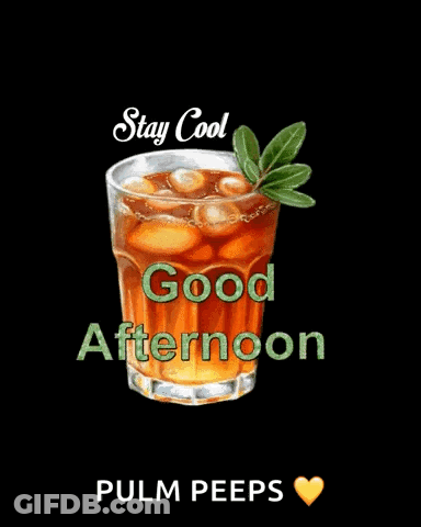 Glass Of Iced Tea Stay Cool GIF